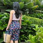 Naomi Wrap Skirt - Navy Bloom
