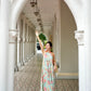 Enza Halter Neck Maxi Dress - Floral Pastel