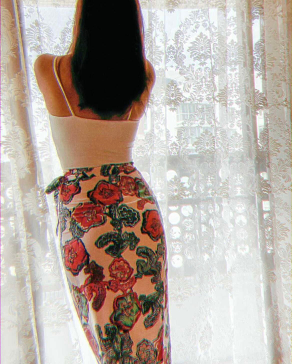 Ruth Wrap Skirt In Bohemian Pink [last piece]