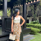 Naomi Wrap Skirt - Floral Brown