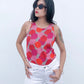 Layla Shell Top - Pink/Red
