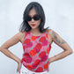 Layla Shell Top - Pink/Red