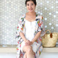 Blake Long Kimono - Beige Bloom