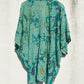 Cotton Batik Kimono- Tiffany Blue