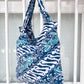 Peace Cotton Batik Bag - Spring Turquoise