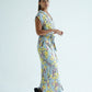 Sofia Dress - Soft Blue Floral