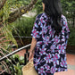 Kyla Kimono - Purple Bloom