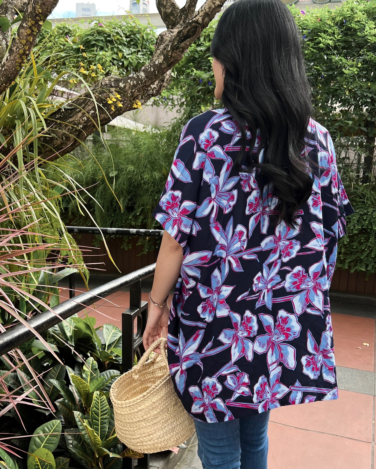Kyla Kimono - Purple Bloom