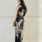 Sofia Dress - Black Palm
