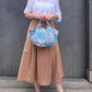 Joy Cotton Batik Bag - Turquoise Floral