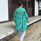 Cotton Batik Kimono- Tiffany Blue
