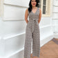 Kali Jumpsuit - Black / Beige