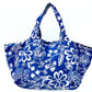 Joy Cotton Batik Bag - Spring Blue Floral