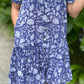 Elise Shirt Dress - Blue/White