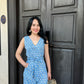 Mia Jumpsuit - Floral Blue