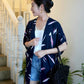 Blake Long Kimono - Navy Pink