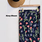 Naomi Wrap Skirt - Navy Bloom