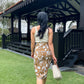 Naomi Wrap Skirt - Floral Brown