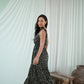 Zana Toga Maxi Dress - Alluring Black