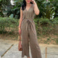 Mia Jumpsuit - Brown / Green