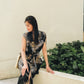Sofia Dress - Black Palm