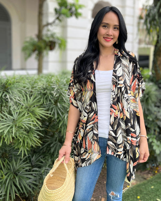Kyla Kimono - Earth Garden