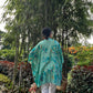 Cotton Batik Kimono- Tiffany Blue
