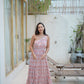 Zana Toga Maxi Dress - Alluring Red