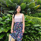 Naomi Wrap Skirt - Navy Bloom