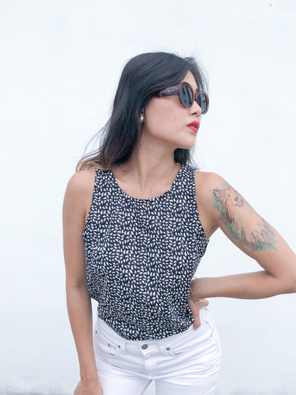 Layla Shell Top - Black