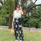 Tania Wrap Pants - Black Bohemian