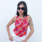 Layla Shell Top - Pink/Red