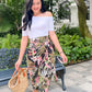 Amber Asymmetrical Top - White