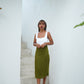 Naomi Wrap Skirt - Olive