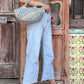 Joy Cotton Batik Bag - Blue Yellow Wave