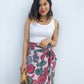 Ruth Wrap Skirt In Bohemian Pink [last piece]