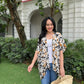 Kyla Kimono - Tropical Yellow