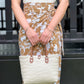 Naomi Wrap Skirt - Floral Brown