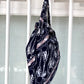 Peace Cotton Batik Bag - Black Brown Floral