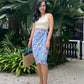 Naomi Wrap Skirt - Sakura Blue