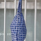 Peace Cotton Batik Bag - Sky Blue Floral
