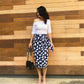 Amber Asymmetrical Top - White