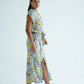 Sofia Dress - Soft Blue Floral