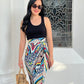 Ruth Wrap Skirt - Tribal Khaki