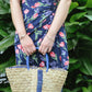 Naomi Wrap Skirt - Navy Bloom