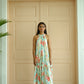 Enza Halter Neck Maxi Dress - Floral Pastel