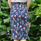 Naomi Wrap Skirt - Navy Bloom