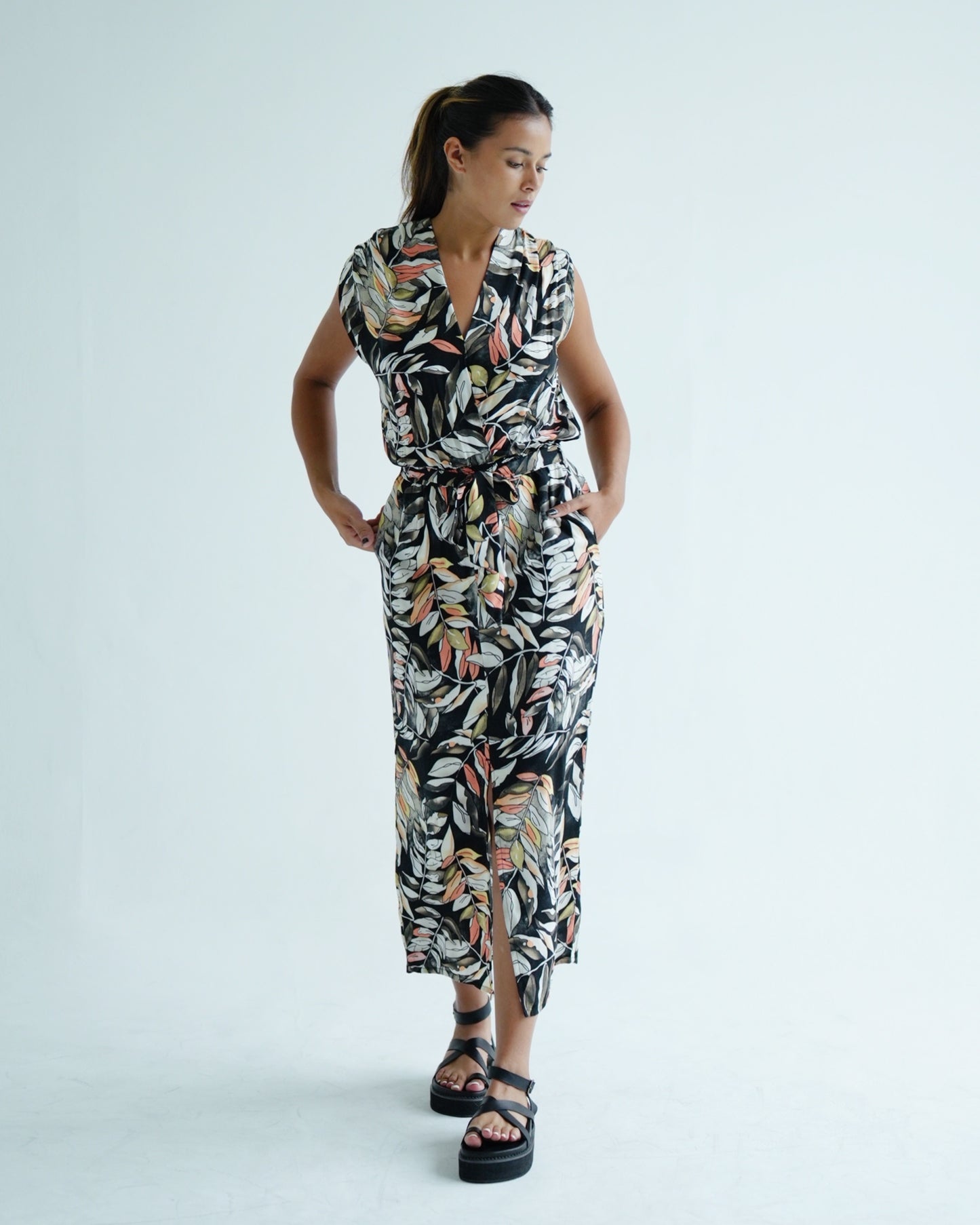 Sofia Dress - Earth Garden