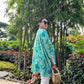 Cotton Batik Kimono- Tiffany Blue