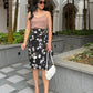 Naomi Wrap Skirt - Elegant Black Floral [LAST PIECE]